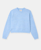 Pull court avec encolure ronde