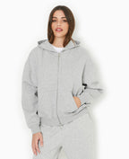 Sweat zippé avec capuche