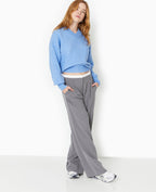 Pull col V en maille