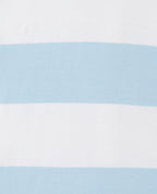 Polo rayé oversize manches longues