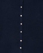 Gilet col rond avec boutons effet nacre
