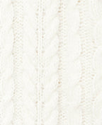 Gilet zippé en maille torsadée