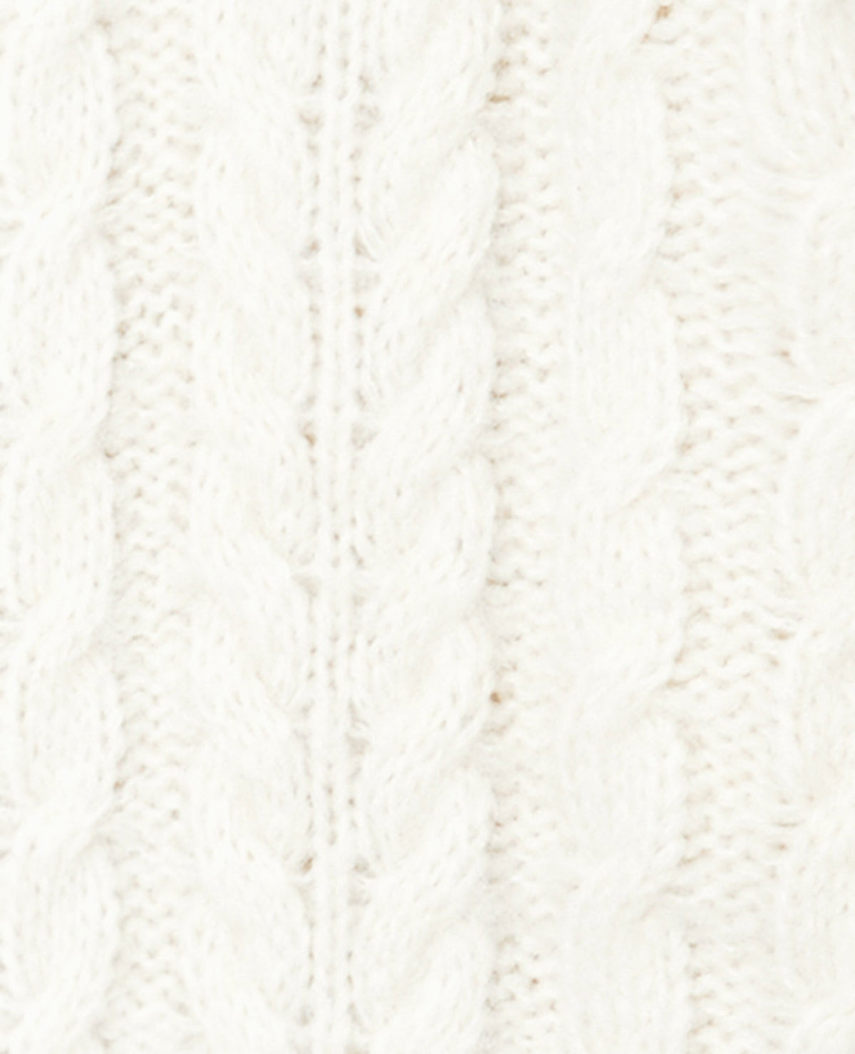 Gilet zippé en maille torsadée