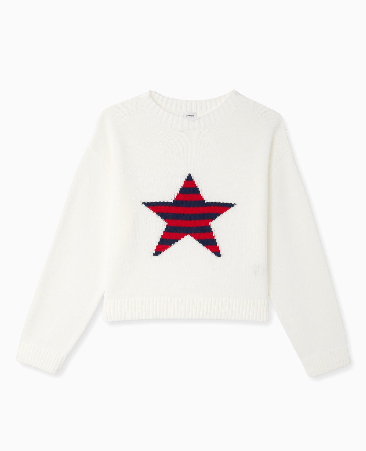 Pull en maille avec étoile