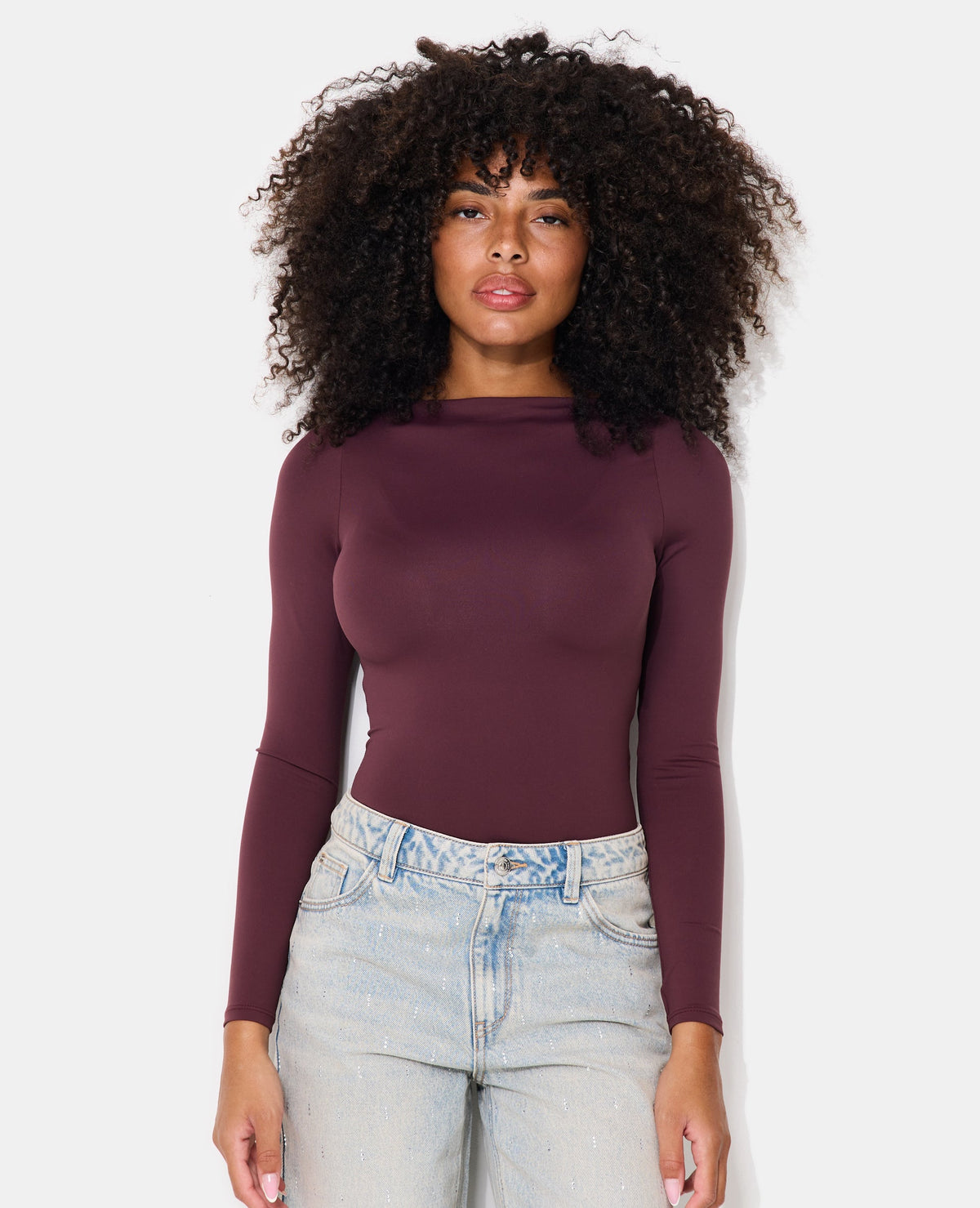 Body manches longues encolure bateau