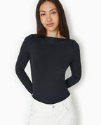 Body manches longues encolure bateau
