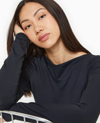 Body manches longues encolure bateau