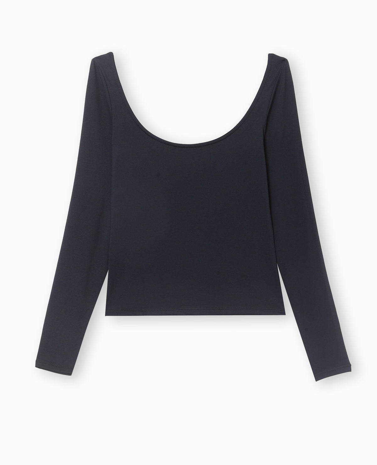 Top manches longues encolure danseuse
