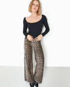 Top manches longues encolure danseuse