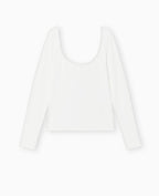Top manches longues encolure danseuse