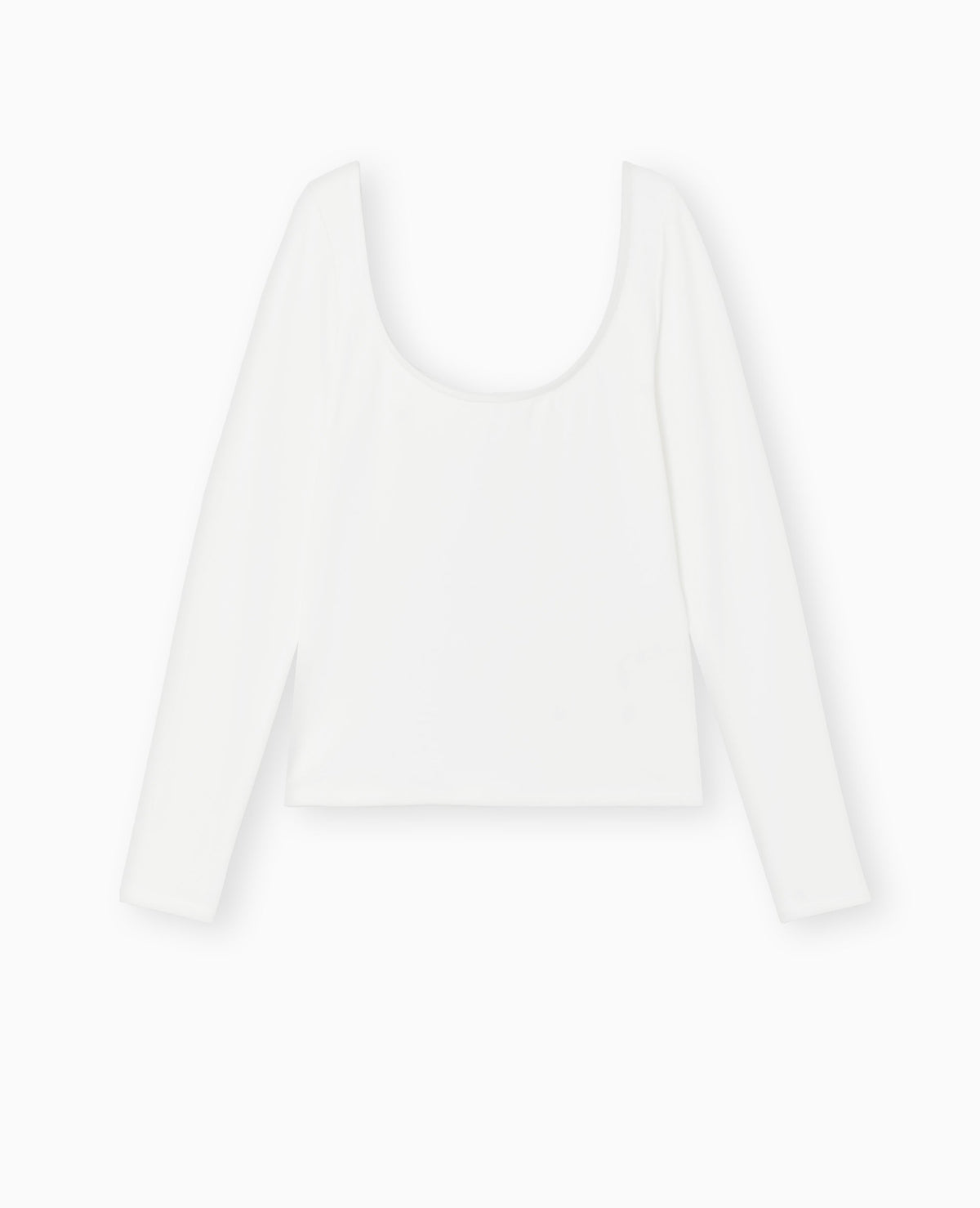 Top manches longues encolure danseuse