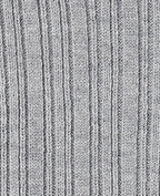 Pull en maille côtelée avec encolure Bardot