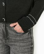 Gilet avec détails contrastés