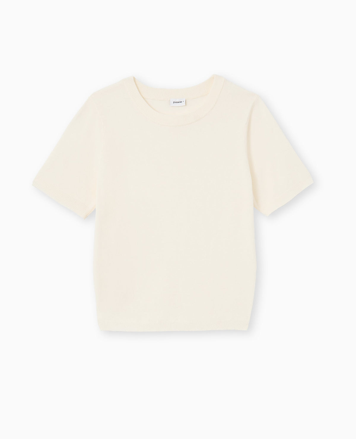 Pull manches courtes en maille fine