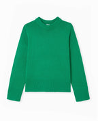 Pull oversize avec grands bord-côtes