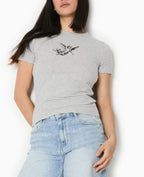 T-shirt ajusté avec print
