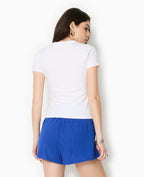 T-shirt ajusté avec print