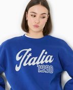 Sweat col rond avec print