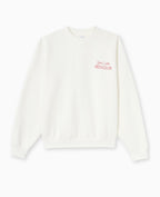 Sweat oversize avec print poitrine et dos