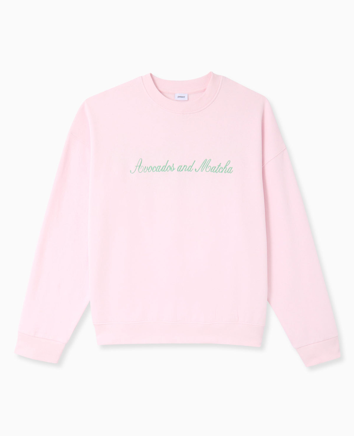 Sweat oversize avec broderies devant et dos