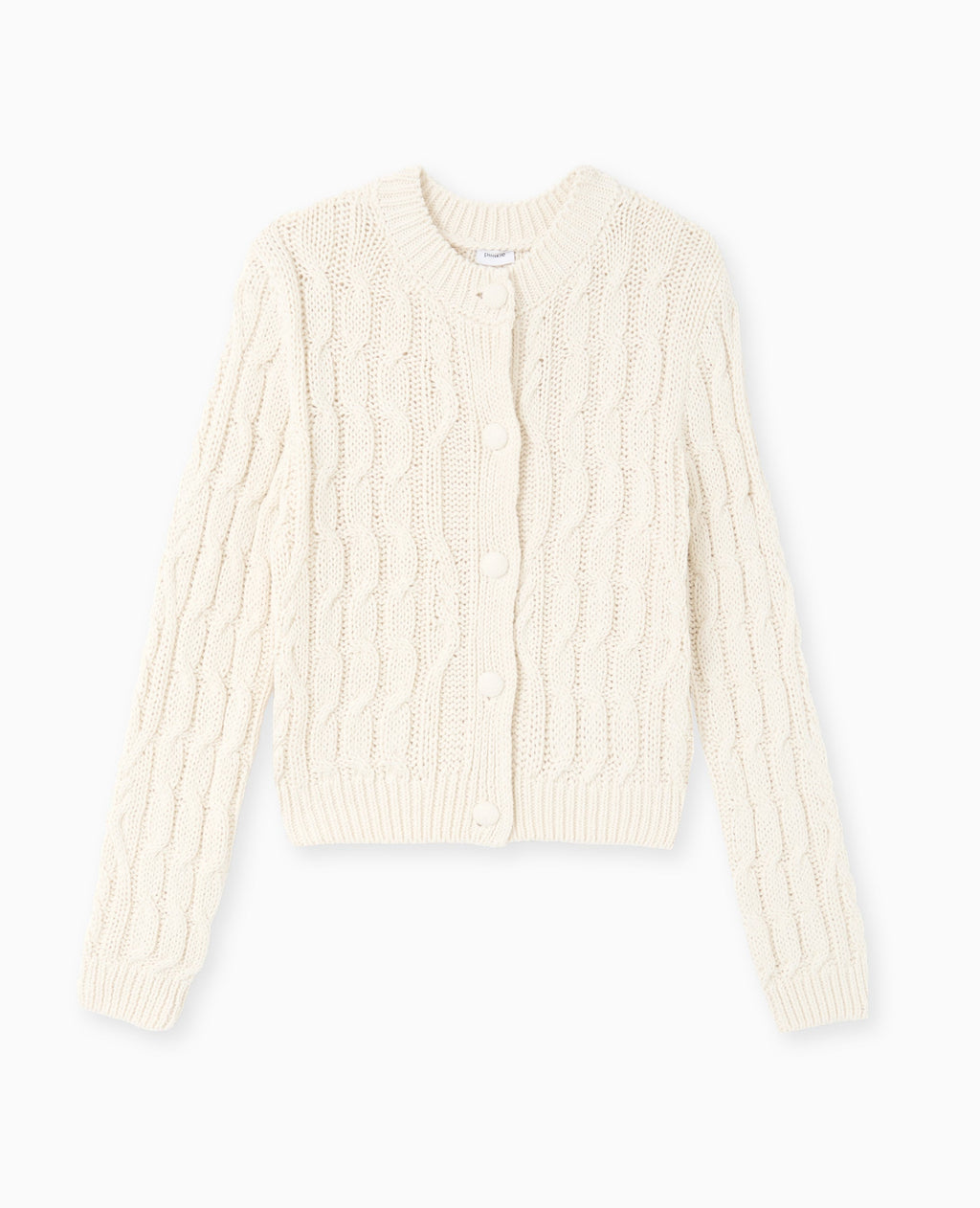 Gilet en maille torsadée