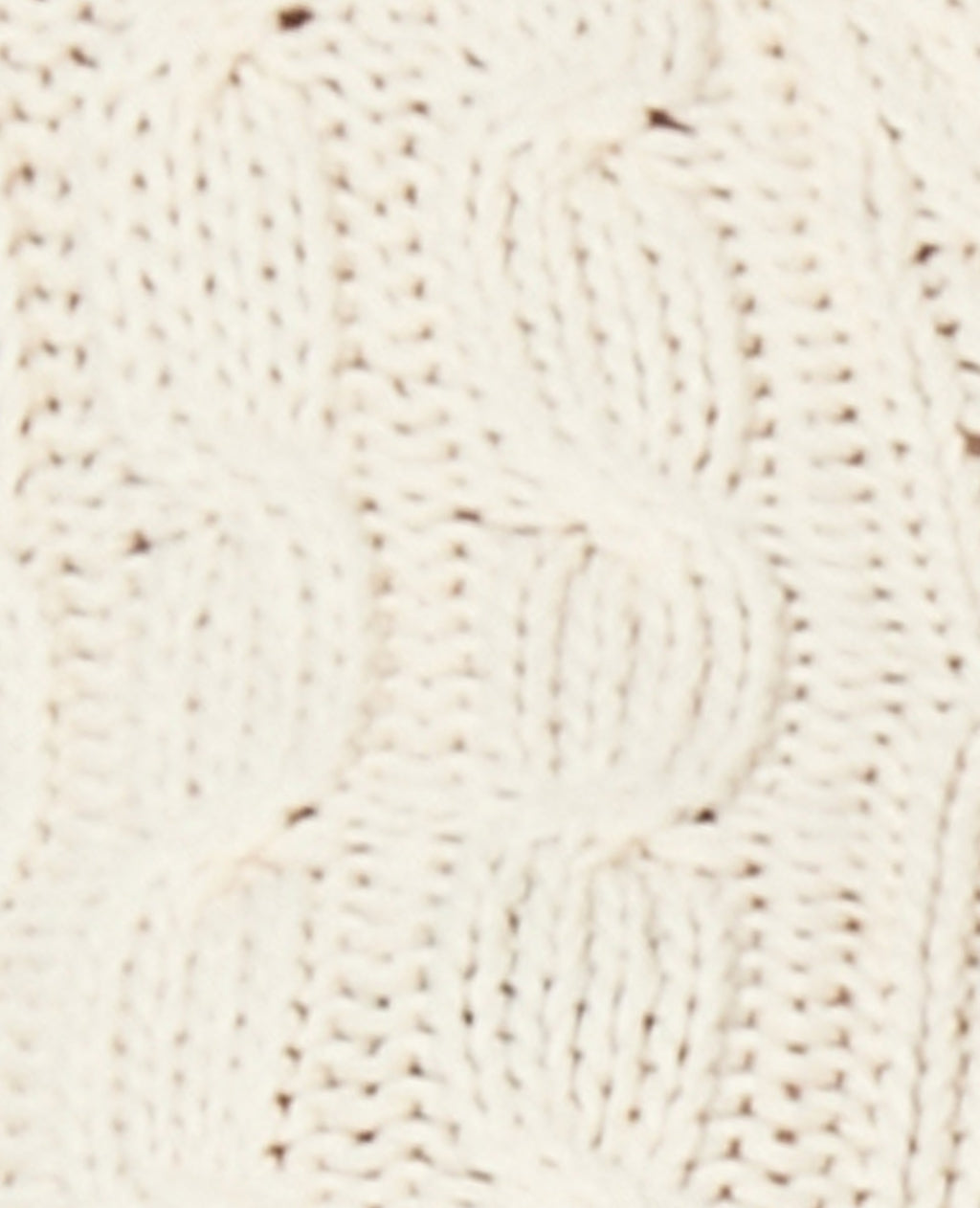 Gilet en maille torsadée