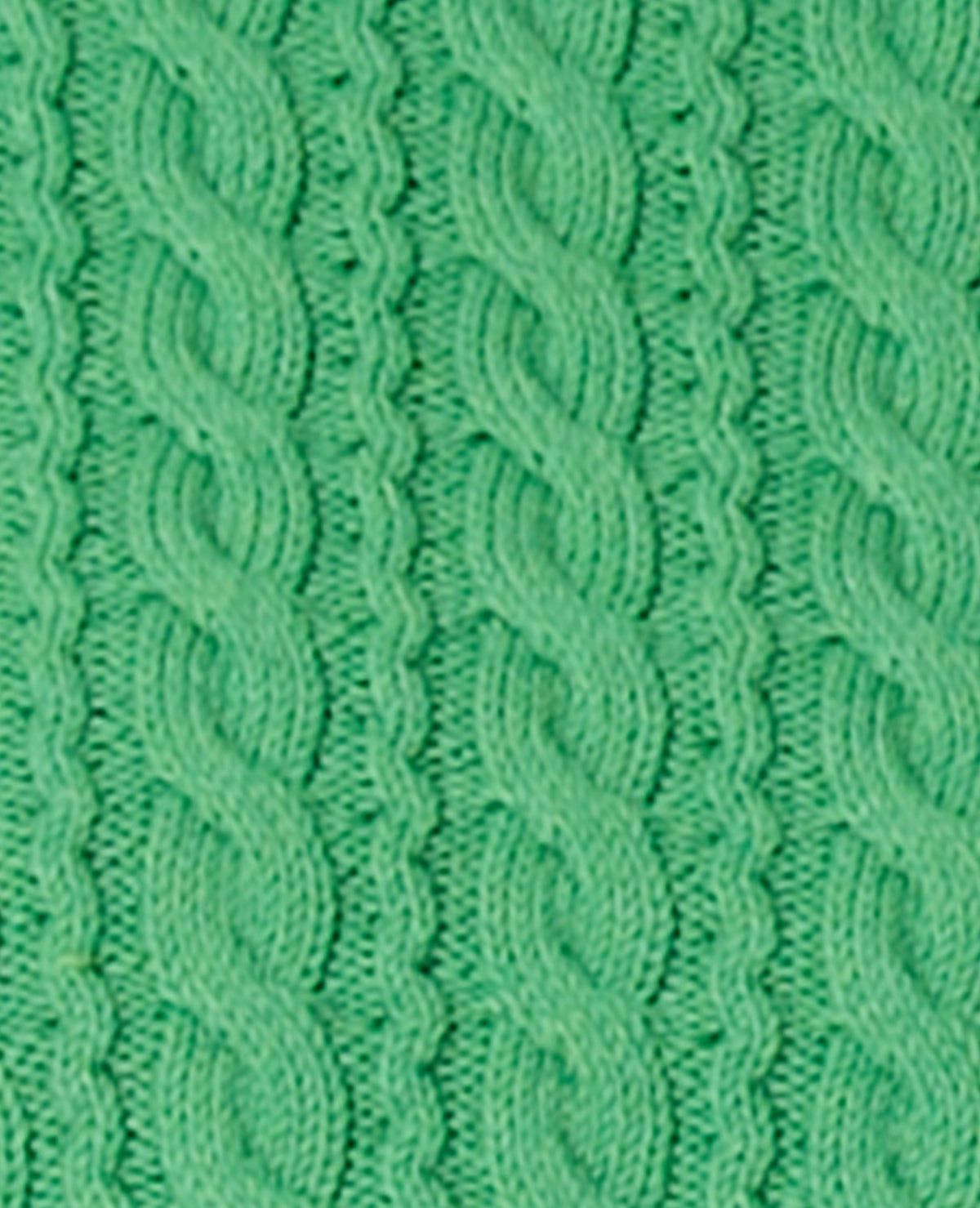 Pull en maille torsadée