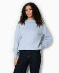 Pull oversize en maille moulinée