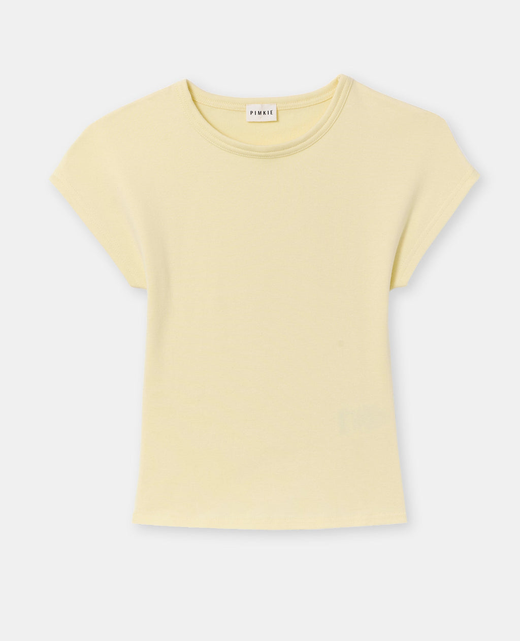 T-shirt ajusté col rond et manches raccourcies