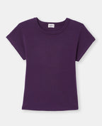T-shirt ajusté manches raccourcies