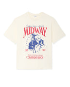 T-shirt oversize avec print devant