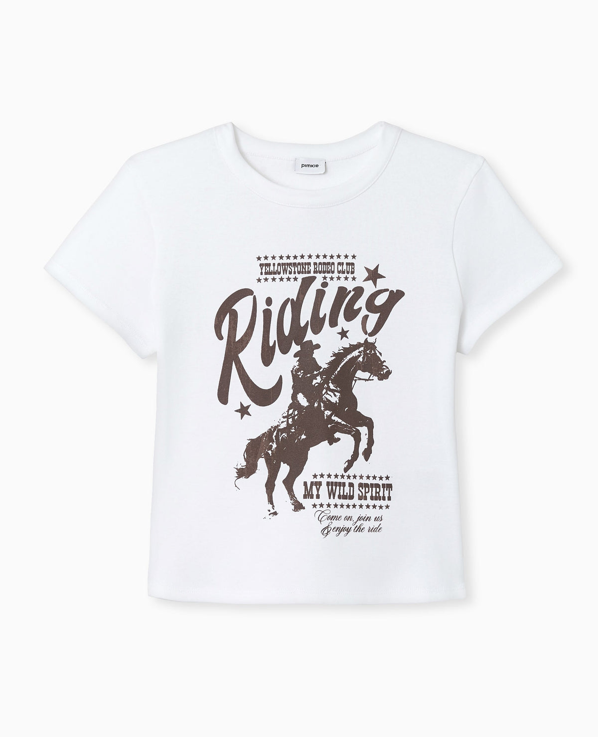 T-shirt ajusté avec print