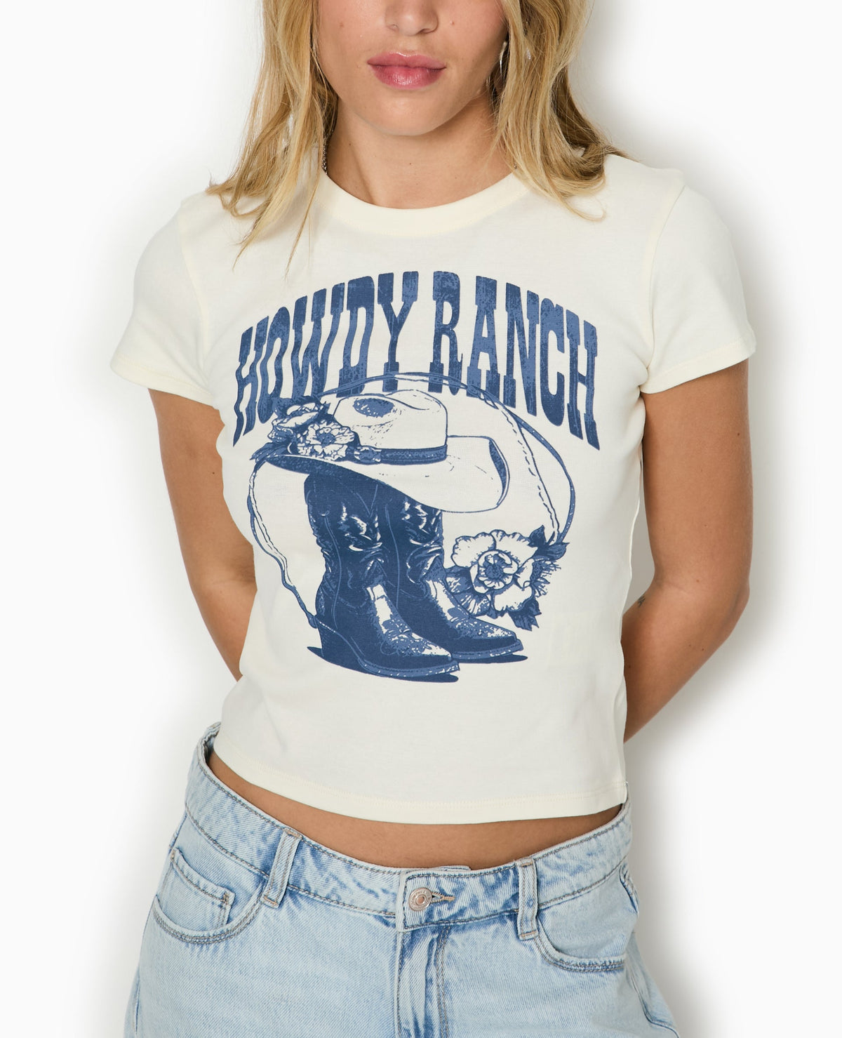 T-shirt ajusté avec print