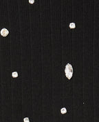 Top sans manches en maille avec strass