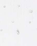 Top sans manches en maille avec strass