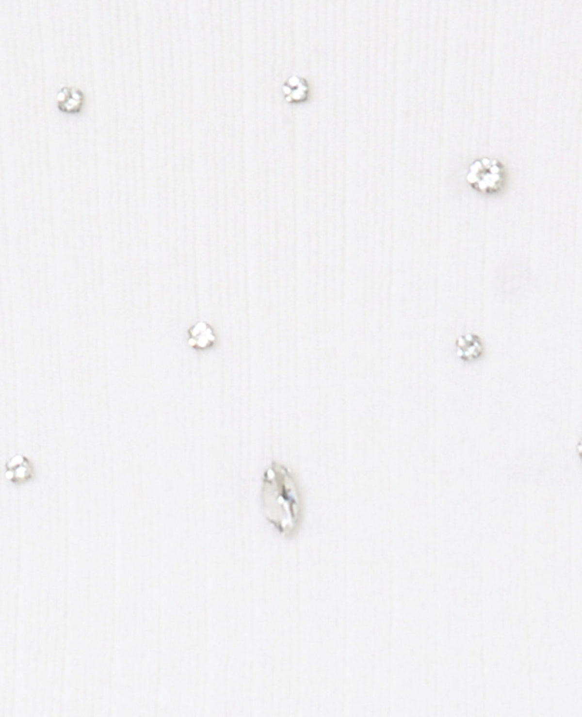Top sans manches en maille avec strass