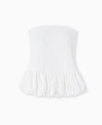 Top bustier avec base balloon