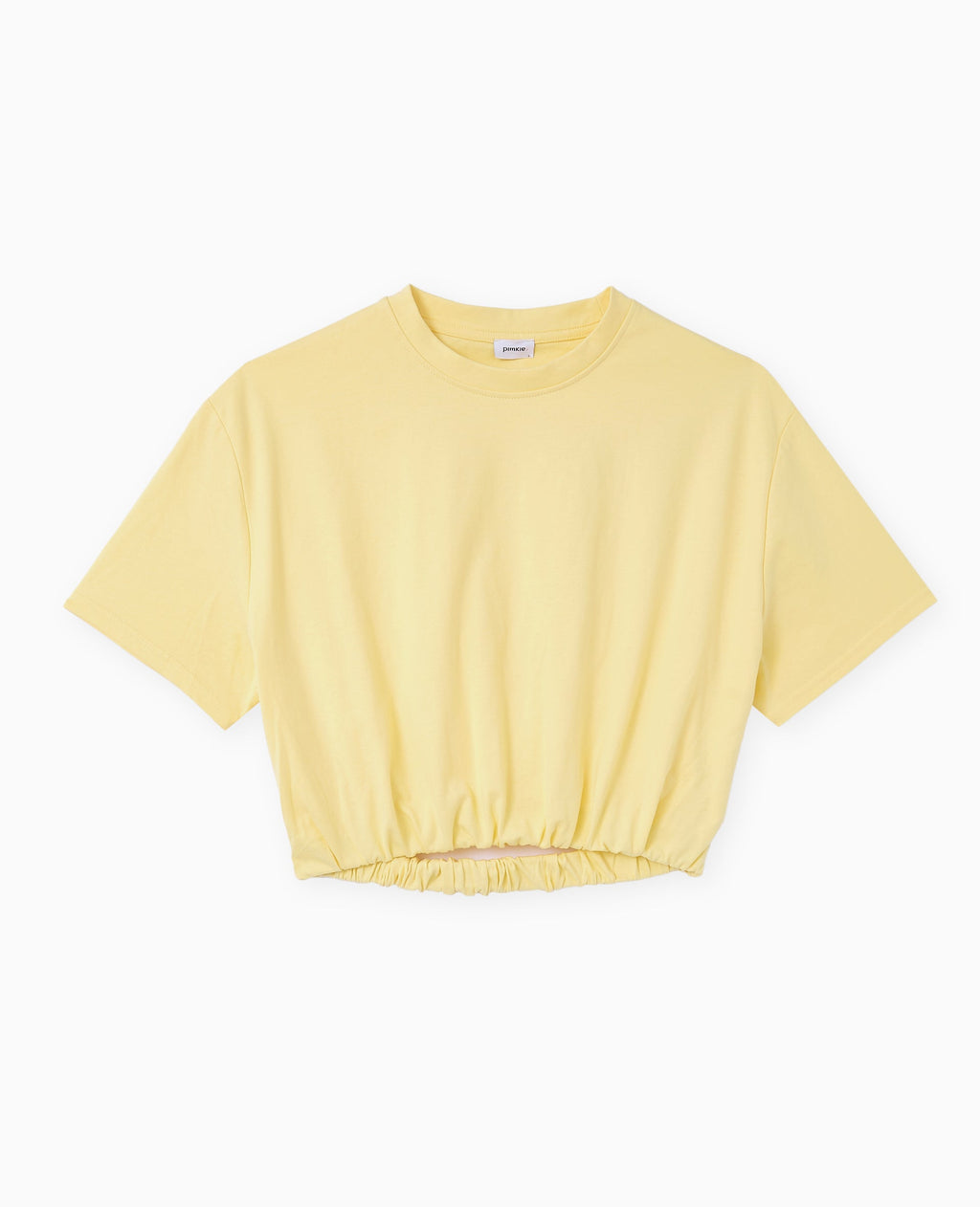 T-shirt court avec détail élastique