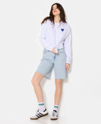 T-shirt oversize manches longues avec print