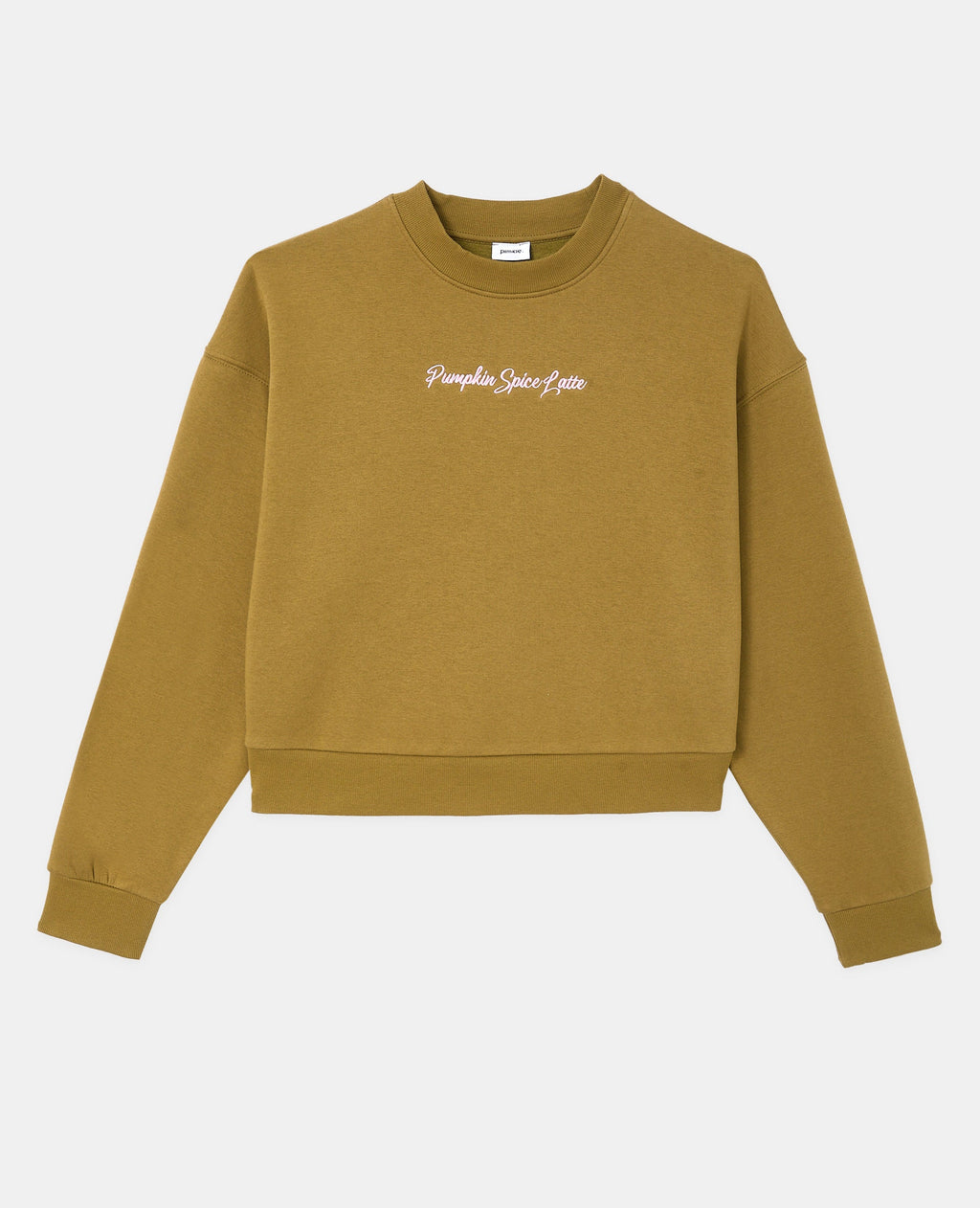 Sweat col rond avec broderie poitrine