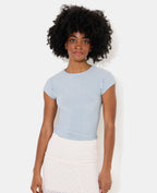 T-shirt ajusté avec lurex