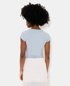 T-shirt ajusté avec lurex