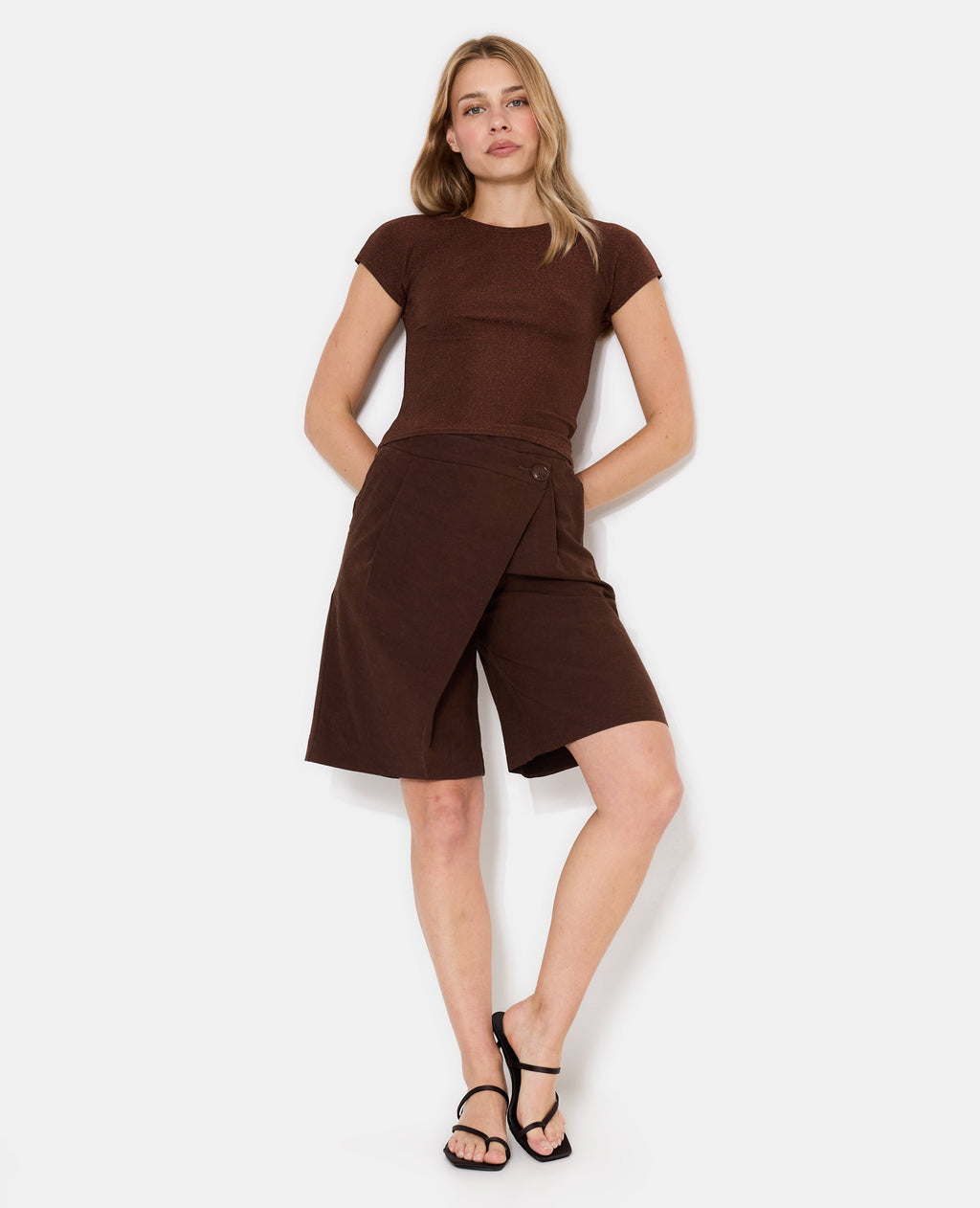 T-shirt ajusté avec lurex