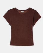 T-shirt ajusté avec lurex