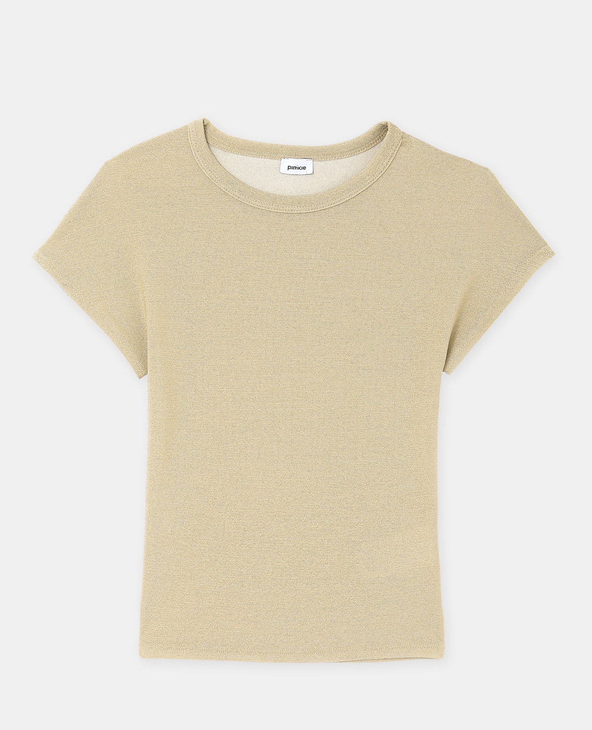 T-shirt ajusté avec fils lurex