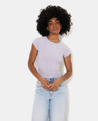 T-shirt ajusté avec lurex