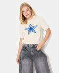 Pull manches courtes avec étoile