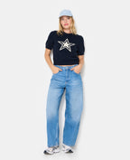 Pull manches courtes avec étoile