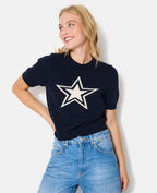 Pull manches courtes avec étoile
