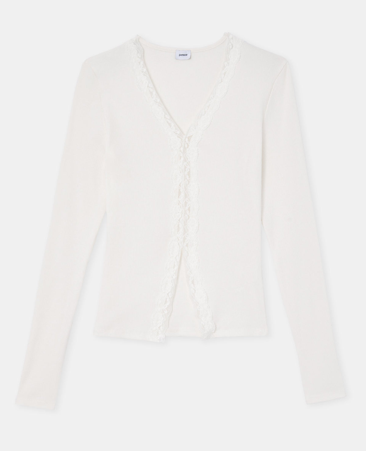 T-shirt manches longues avec dentelle